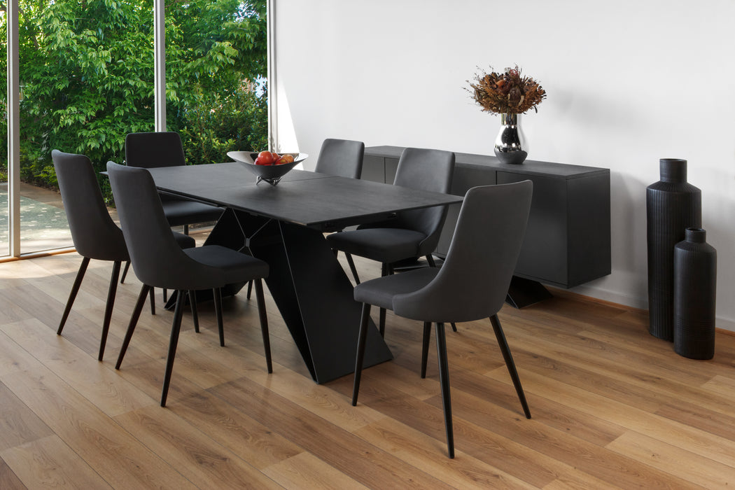 Otto Extension Dining Table Shadow Grey