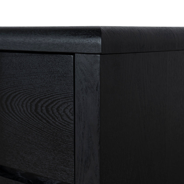 Aiza 1.6m Office Desk - Full Black