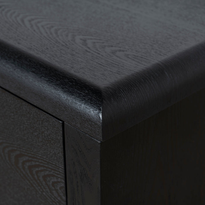 Aiza 1.6m Office Desk - Full Black