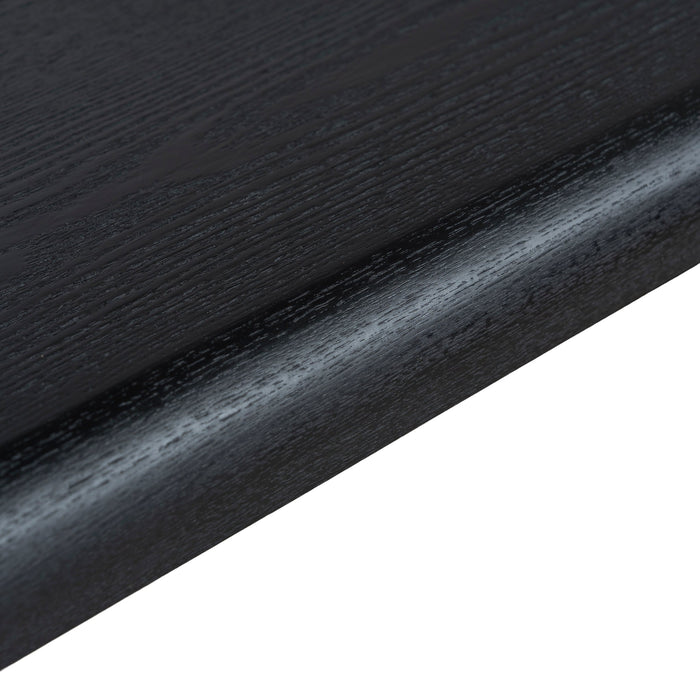 Aiza 1.6m Office Desk - Full Black