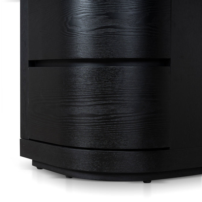 Aiza 1.6m Office Desk - Full Black