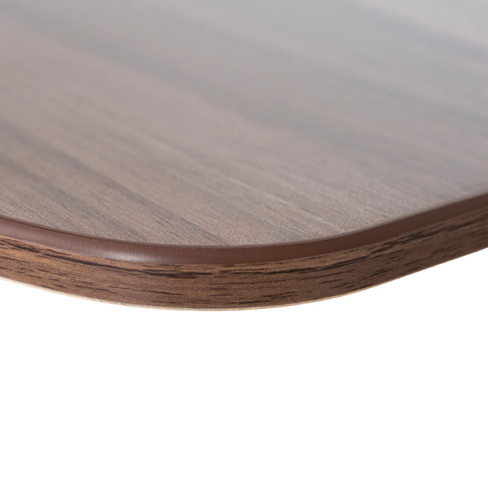 Vogue 3.6m Boardroom Meeting Table - Walnut Top With Black Legs