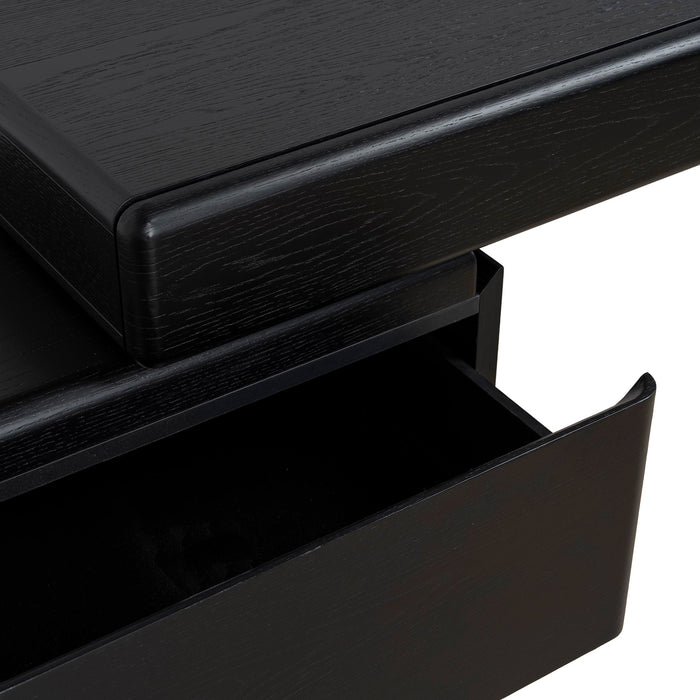 Orrion 1.6m Office desk - Black Oak