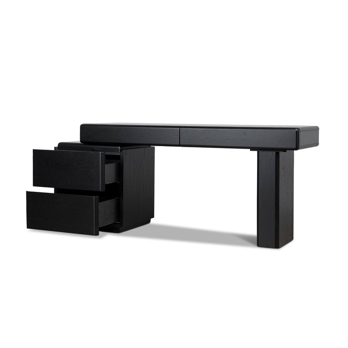 Orrion 1.6m Office desk - Black Oak