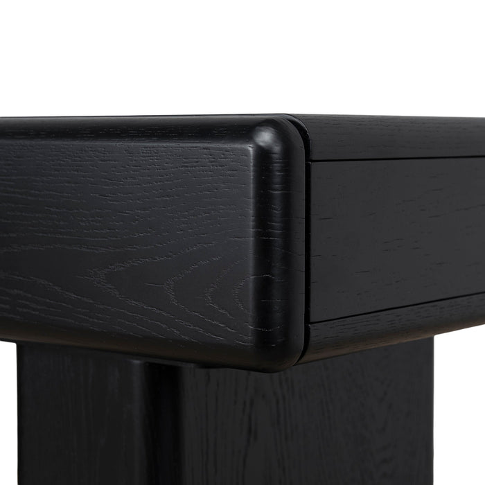 Orrion 1.6m Office desk - Black Oak