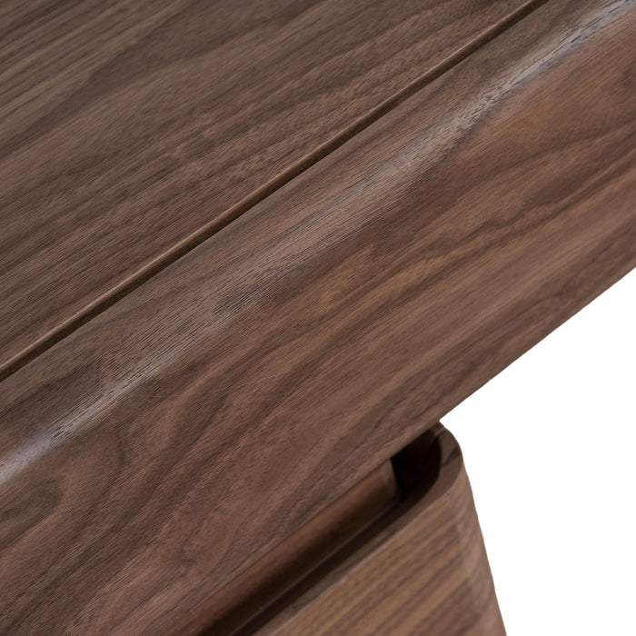 Orrion 1.6m Office Desk - Walnut Veneer