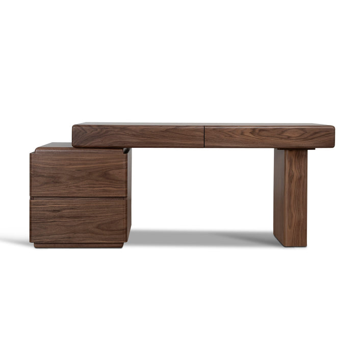 Orrion 1.6m Office Desk - Walnut Veneer