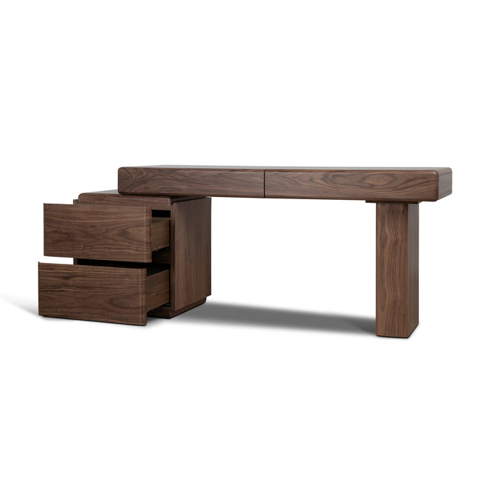 Orrion 1.6m Office Desk - Walnut Veneer
