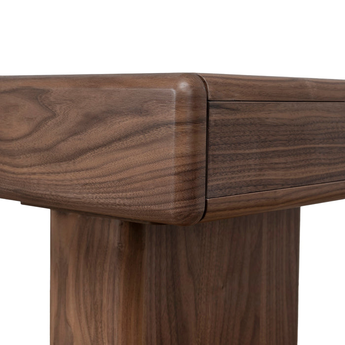 Orrion 1.6m Office Desk - Walnut Veneer