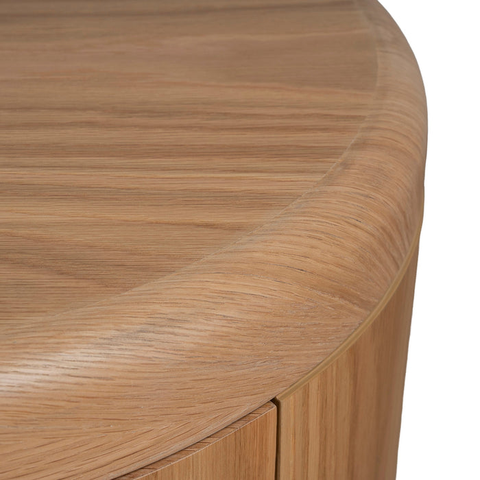Myrren 1.9m Office Desk - Natural Oak