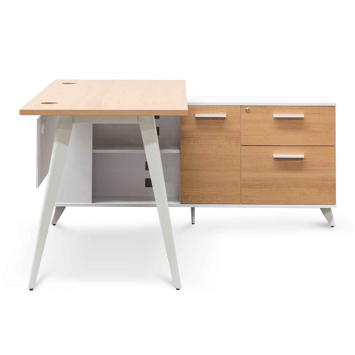 COT6547-SN 160cm Right Return Executive Office Desk - Natural