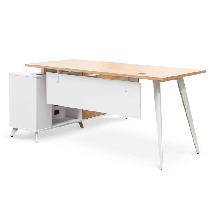 COT6547-SN 160cm Right Return Executive Office Desk - Natural