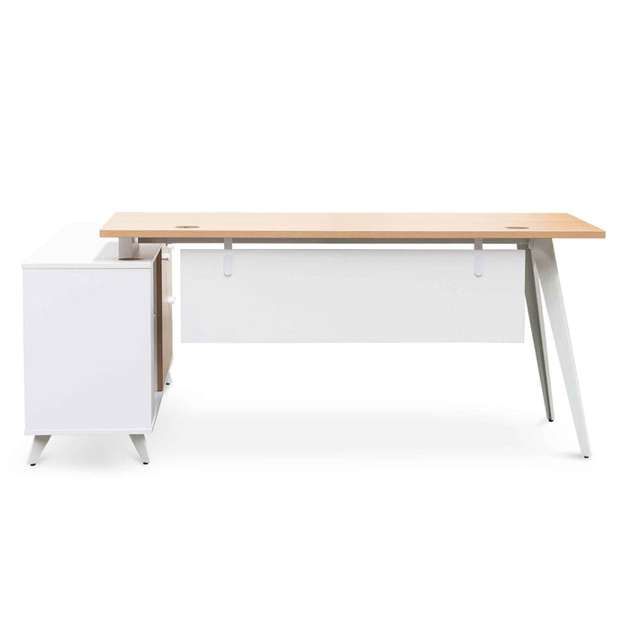 COT6547-SN 160cm Right Return Executive Office Desk - Natural