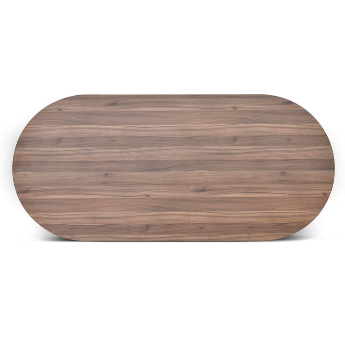 COT8912-SN 2.4m Oval Meeting Table - Walnut