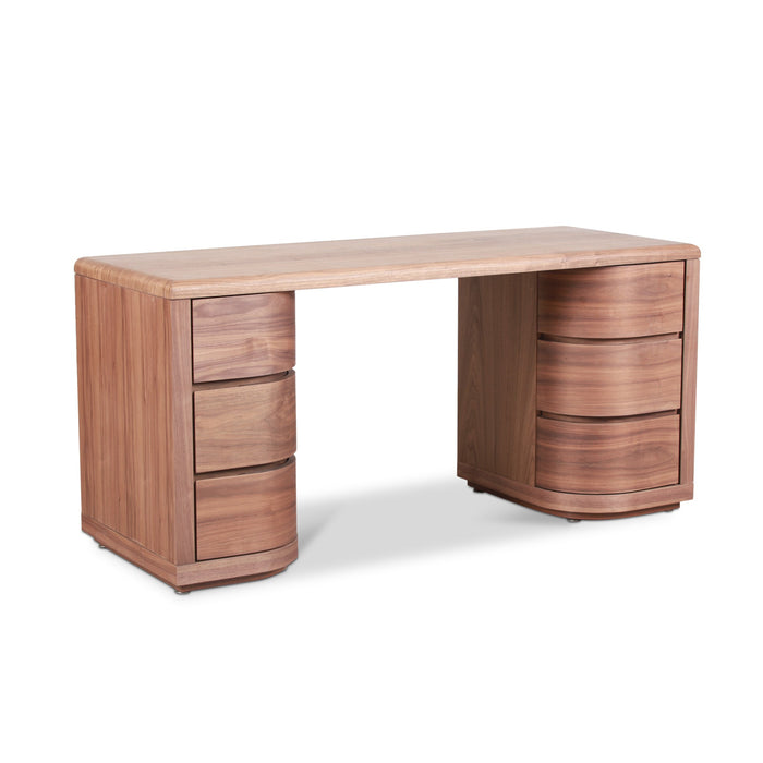 COT8936-DW 1.6m Office Desk - Walnut