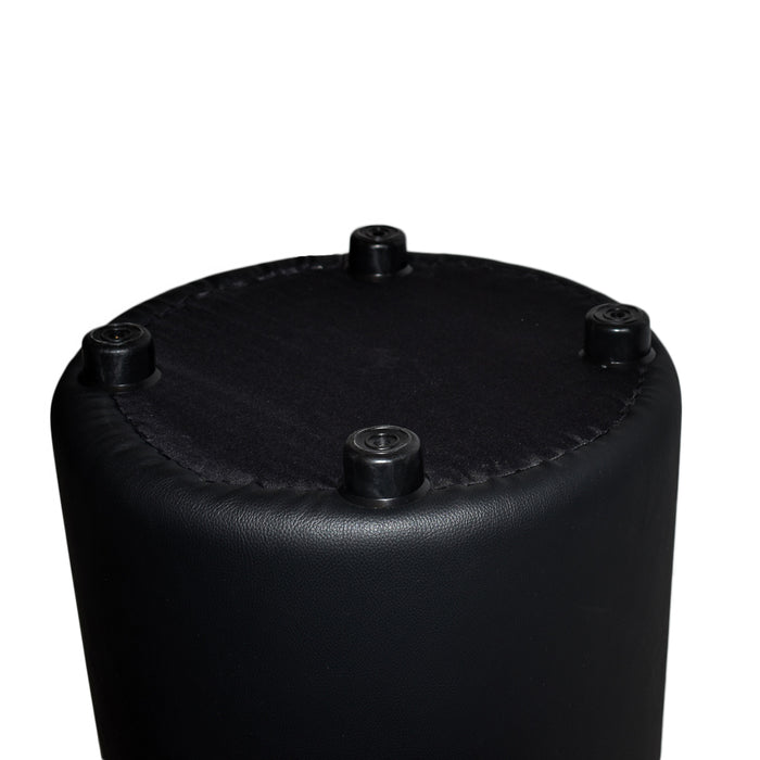 Ottoman Delhi 400Mm Round Black