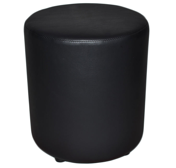 Ottoman Delhi 400Mm Round Black