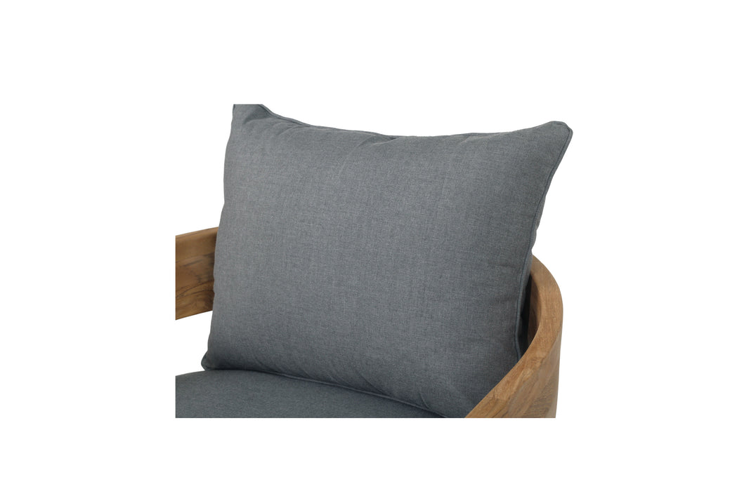 Cabarita Outdoor Sofa 1 Seater - Slate