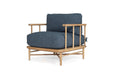 Ocea Armchair- Ink Blue Cushions - 1cm