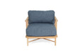 Ocea Armchair- Ink Blue Cushions - 1cm