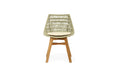 Oceanic Outdoor Dining Chair - Sage Green - Grey
