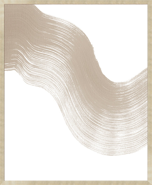 Oceanic Stroke - Tawny Wave Wall Art