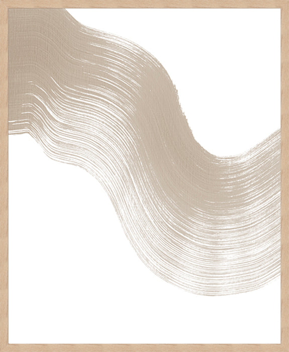 Oceanic Stroke - Tawny Wave Wall Art