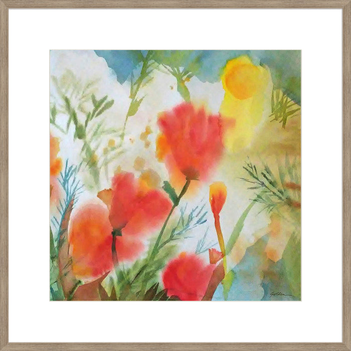 Orange Poppy Reverie Wall Art