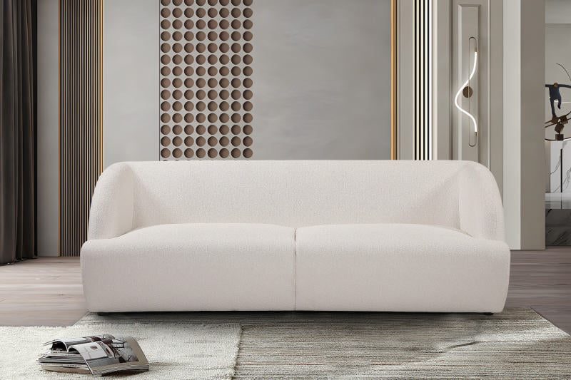 Orkney 2 Seater Sofa White Boucle