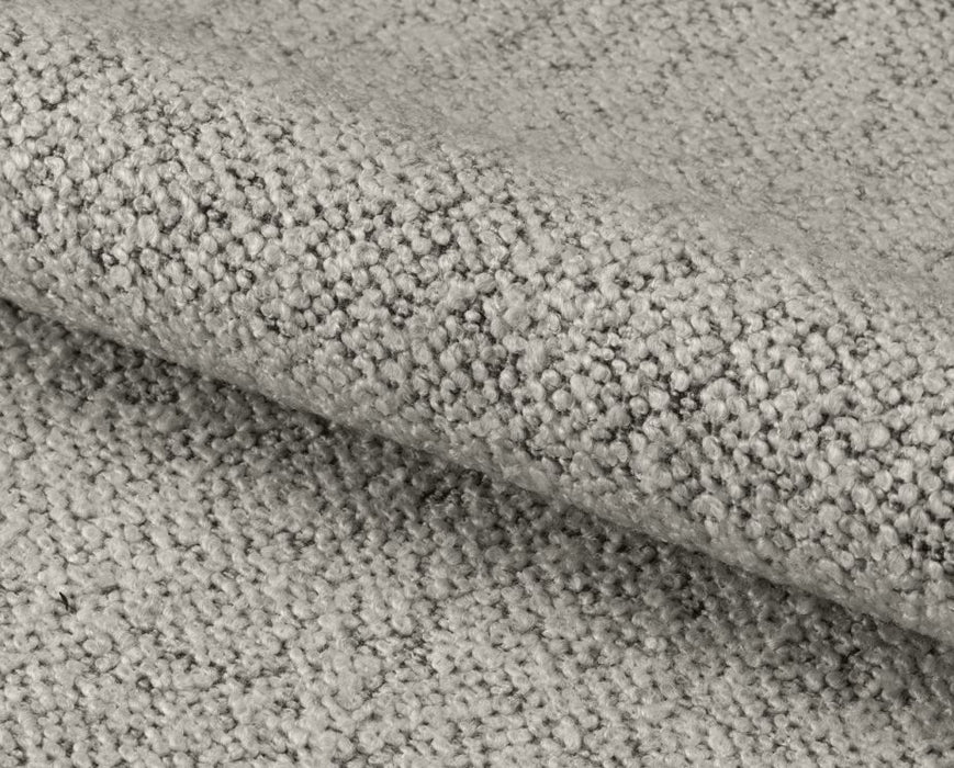 Atticus Ottoman - Oyster Grey Fabric