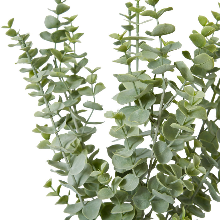 Eucalyptus Bush (Grey/Green ) Pack Of 12 - Grey Green, 44cm (H)