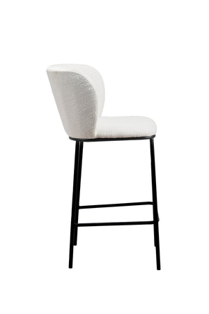 Polar Bar Stool White (Set of 2)