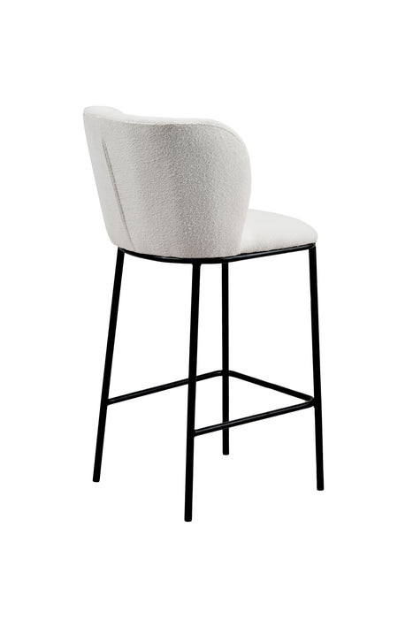 Polar Bar Stool White (Set of 2)