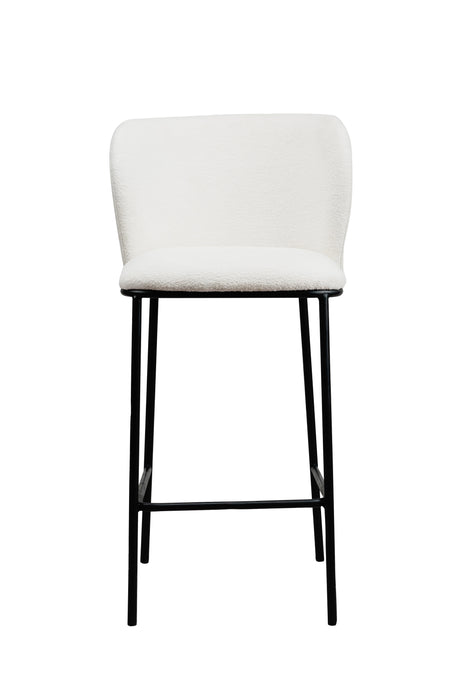 Polar Bar Stool White (Set of 2)