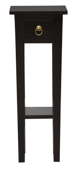 Tasmania 1 Drawer Plant Stand (Chocolate)