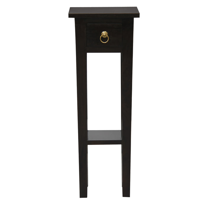 Tasmania 1 Drawer Plant Stand (Chocolate)