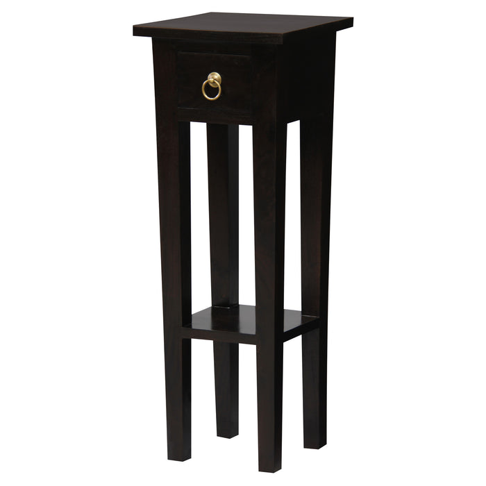 Tasmania 1 Drawer Plant Stand (Chocolate)