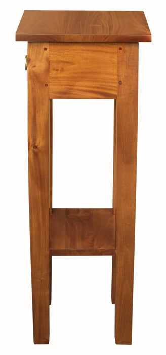 Tasmania 1 Drawer Plant Stand (Light Pecan)