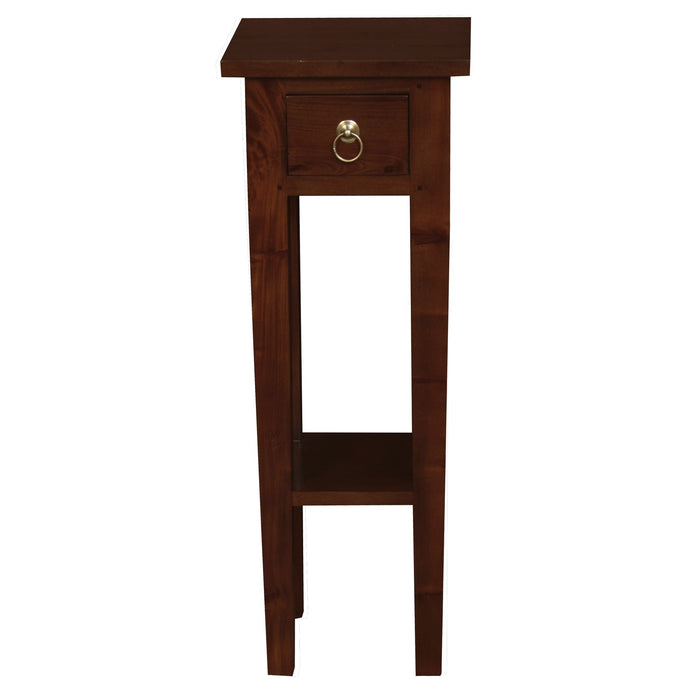 Tasmania 1 Drawer Plant Stand (Mahogany)