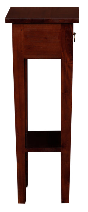 Tasmania 1 Drawer Plant Stand (Mahogany)