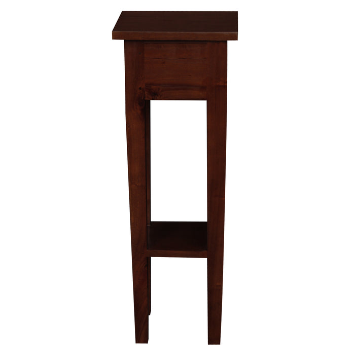 Tasmania 1 Drawer Plant Stand (Mahogany)