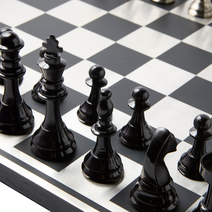 Moderna Chess Set - Brass