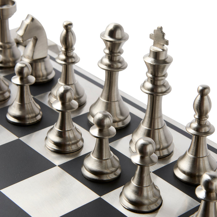 Moderna Chess Set - Brass