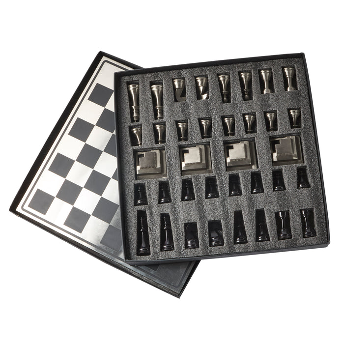 Moderna Chess Set - Brass
