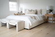 Freja Ottoman - Linen