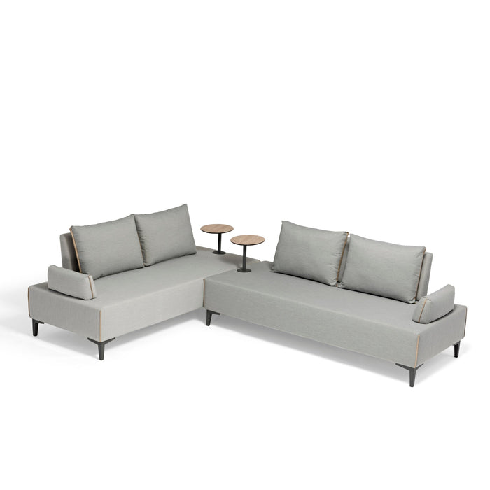 Paddington Outdoor Sofa - Light Grey/Grey - Raffinata