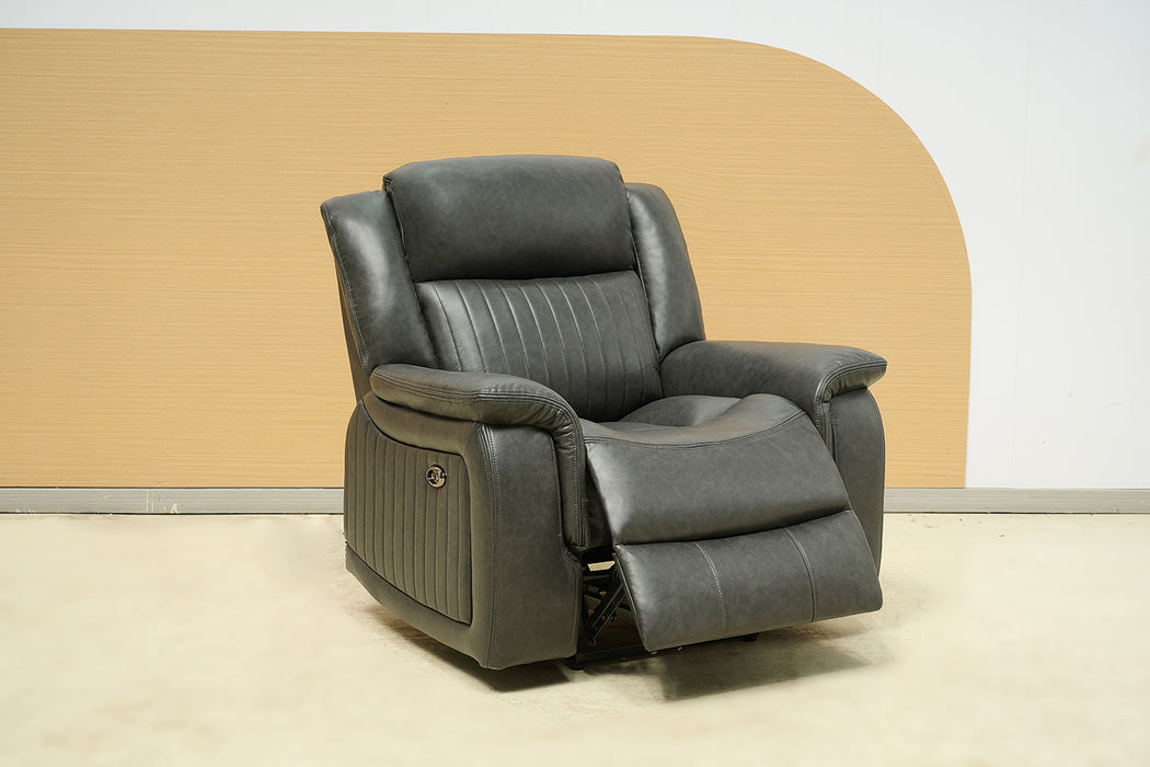 Paragon Power Motion 2 Seater Recliner Black - Leather