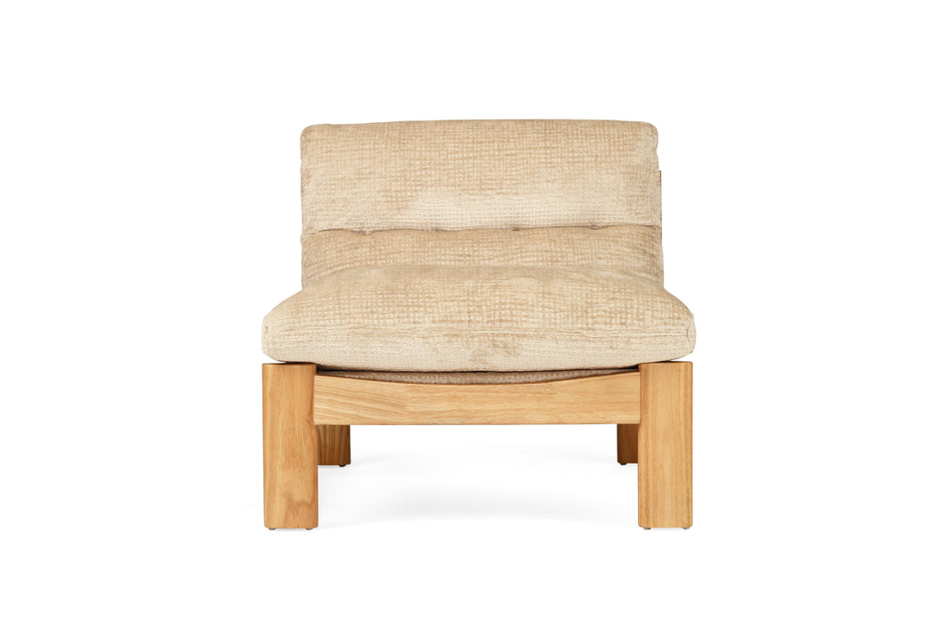 Parker Armchair - Natural on Natural Frame