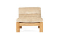 Parker Armchair - Natural on Natural Frame