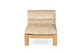 Parker Armchair - Natural on Natural Frame